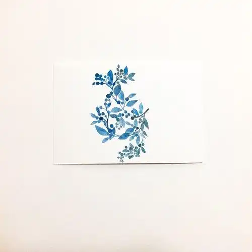 独家原创水彩(原画)纯手绘礼物万用卡贺卡明信片装饰画卡片1