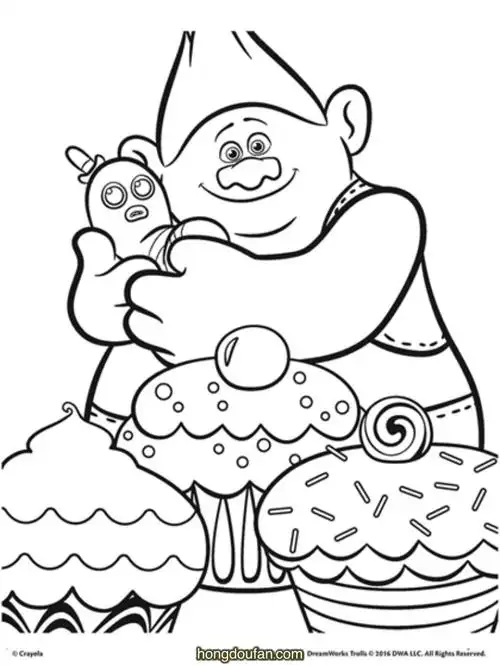 10张治愈系可爱幼儿卡通涂色图片培养专注力从涂色开始