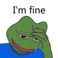 悲伤蛙看书表情包空白_微信头像图片大全