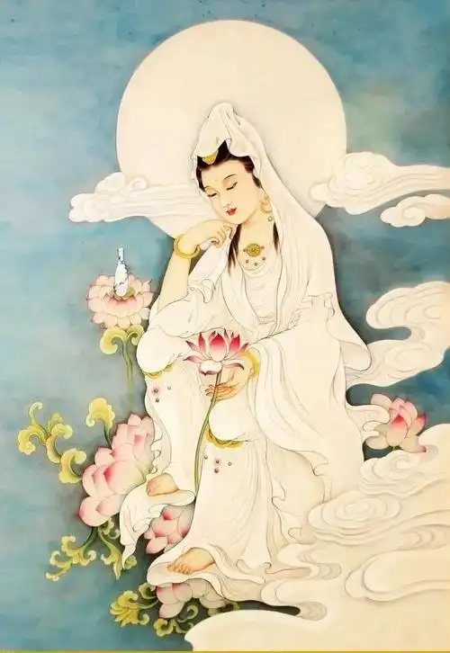 慈悲的观世音菩萨,祝您生日快乐!--寅午文化