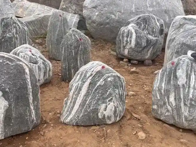 武汉本地泰山石敢当招财纳福保平安/武汉景观石厂家