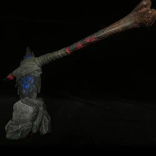 万代(bandai)哥斯拉大战金刚大号战斧子斧头发光机械模型玩具摆件盲盒