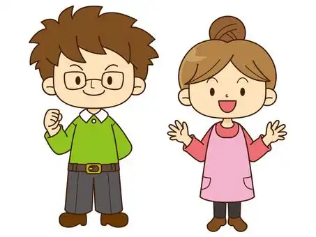 家庭插图02_爸爸/妈妈