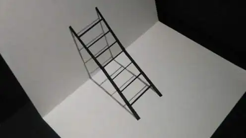 超级简单的梯子立体画,以假乱真,赶快学了给朋友们炫耀吧