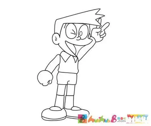 卡通雷锋人物形象简笔画图片卡通动漫人物简笔画图片大全儿童动画片