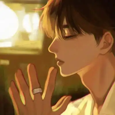 动漫男头像帅气高冷温柔治愈男生头像动漫冷酷侧脸高级感十足