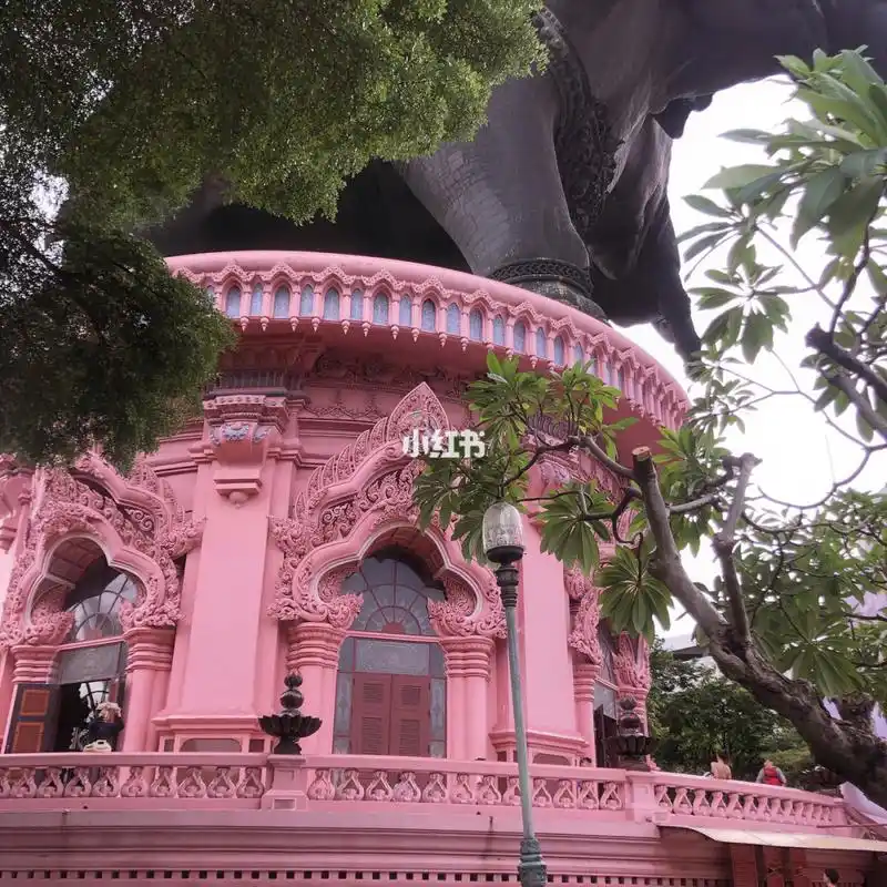 泰国曼谷三象神粉色博物馆超级少女心