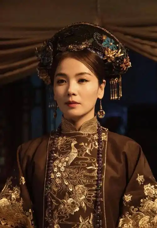 据说是最美的 和电视剧中差别太大_造型_清宫_刘海