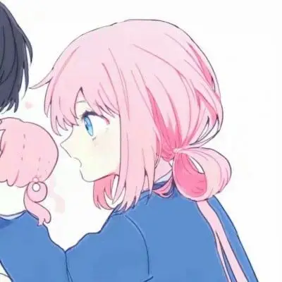 动漫超萌情头一对头像可爱呆萌cp情侣头像