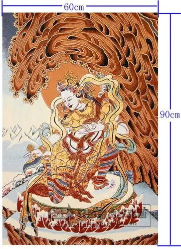 厂家批发唐卡画益西措嘉空行母 藏传佛教密