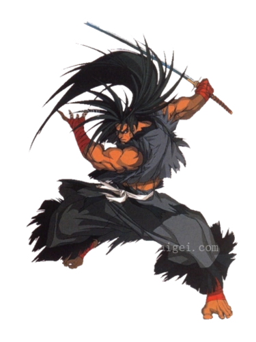 (反面)png全身造型 - 霸王丸-侍魂相关素材打包 合集成套素材 免费