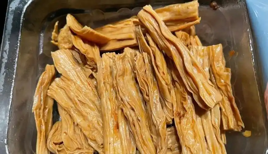 卤腐竹图片