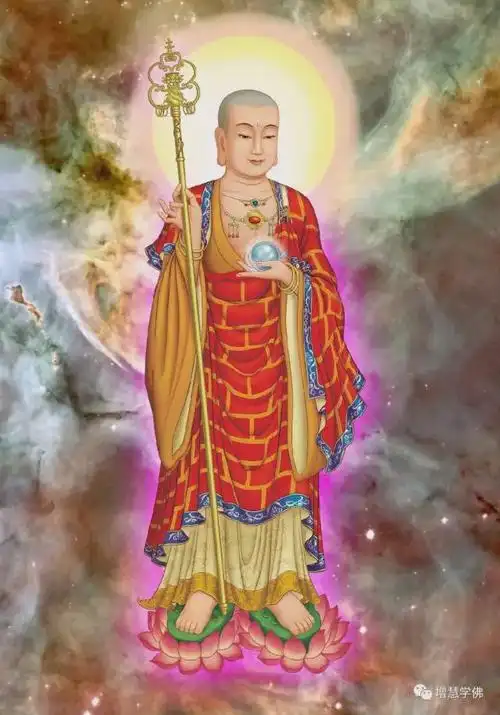 地藏王菩萨圣诞将此100张精美绝伦的地藏菩萨像供养在朋友圈