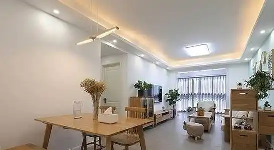 90平北欧风三居室,地面做拉槽大理石,墙面壁龛加镜柜,美观实用_装修