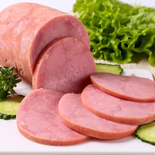 天津国顺 精盐水火腿早餐三明治切片大粗火腿肠香肠1500g/个