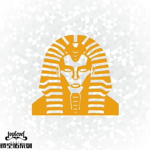tlp镂空车贴 古埃及法老木乃伊头像狮身人面像金字塔 防水贴纸