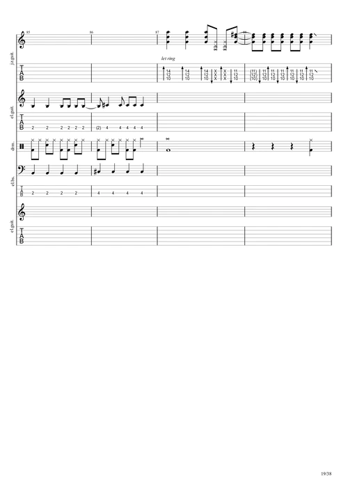 summer playlist吉他谱(pdf谱,贝斯,乐队版,电吉他)_corn wave