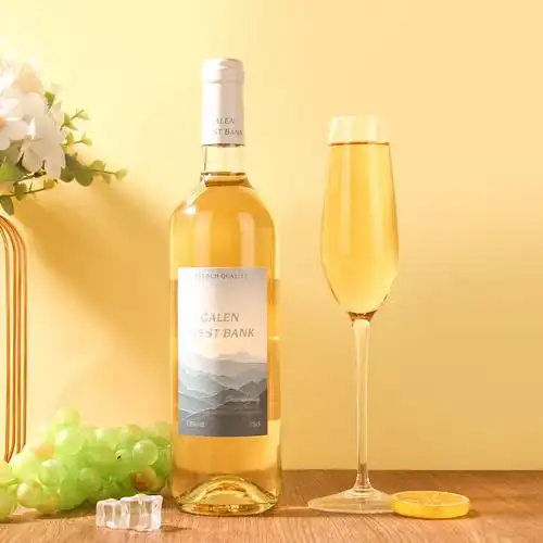 法国原酒进口伽伦西岸霞多丽干白葡萄酒现货酒水批发包邮一件代发