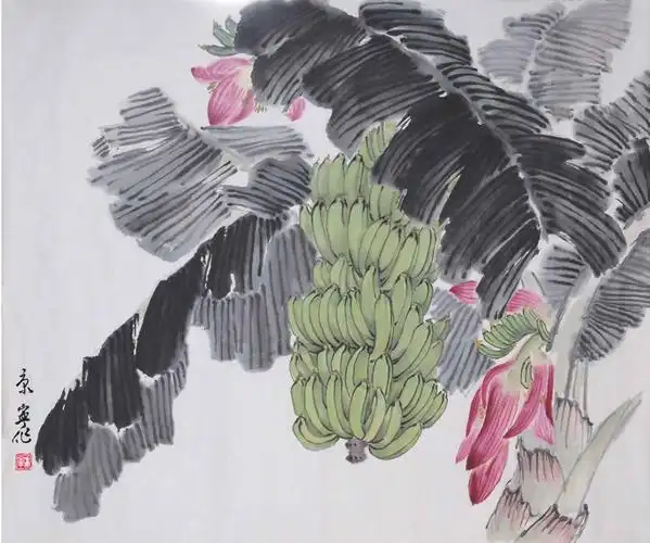 芭蕉图 康宁作品