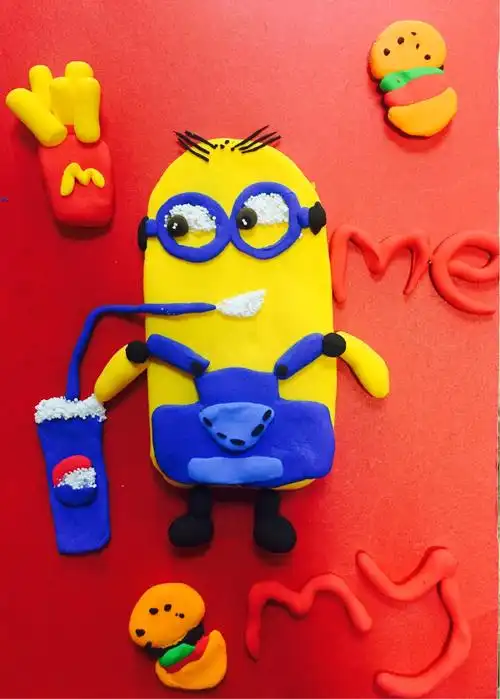 7.21周六下午班·东校区·白石大师班作品·粘土装饰画