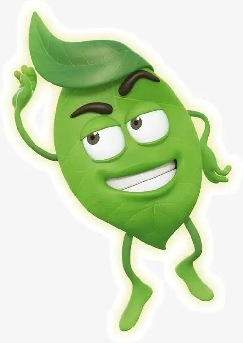 > 保护环境健康绿色卡通形象