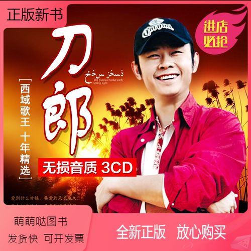[正版新书]刀郎cd专辑 西域歌王十年精选 正版汽车载cd碟片歌曲无损