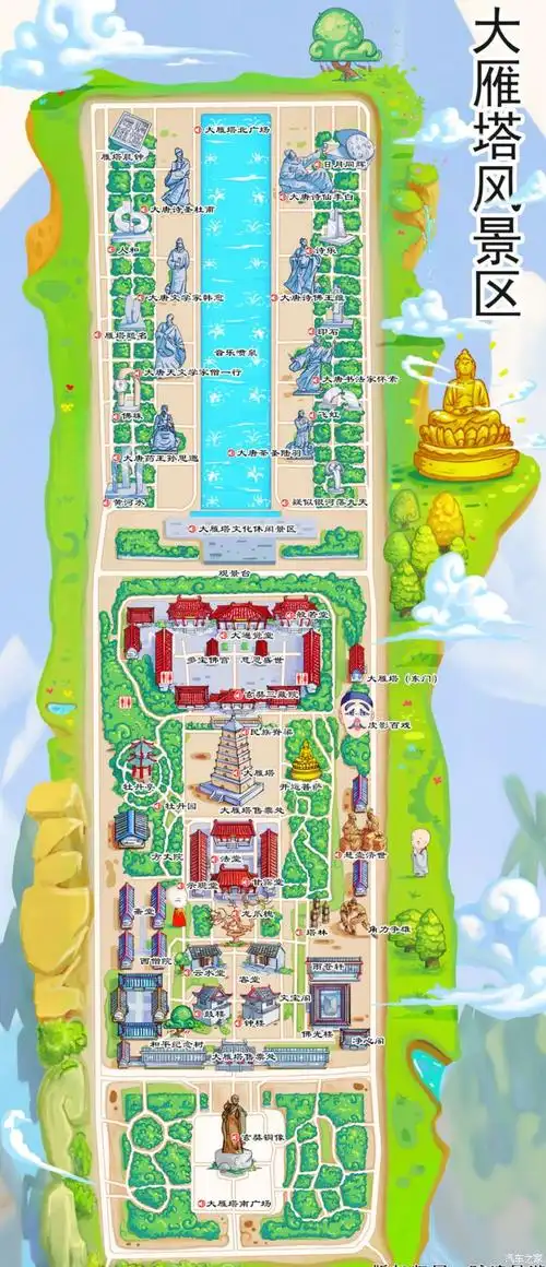 过十五拜佛慈恩寺闹元宵赏灯大雁塔2022年元宵节前夜游记