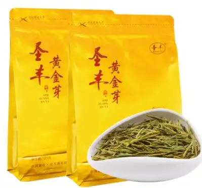 2022新茶圣丰黄金芽雨前茶一级简易袋装250g原产地绿茶叶