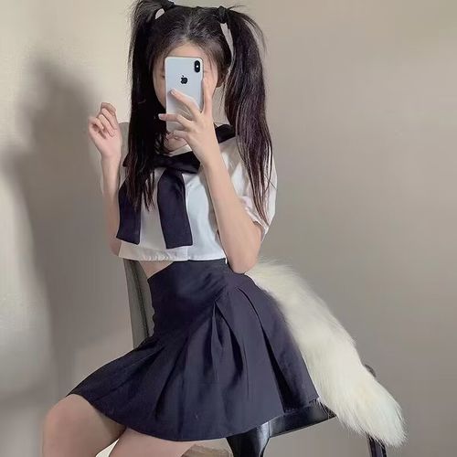 夜猫:尾巴插件猫调教女朋友道具狐狸小尾巴性感穿戴猫尾套装眼罩