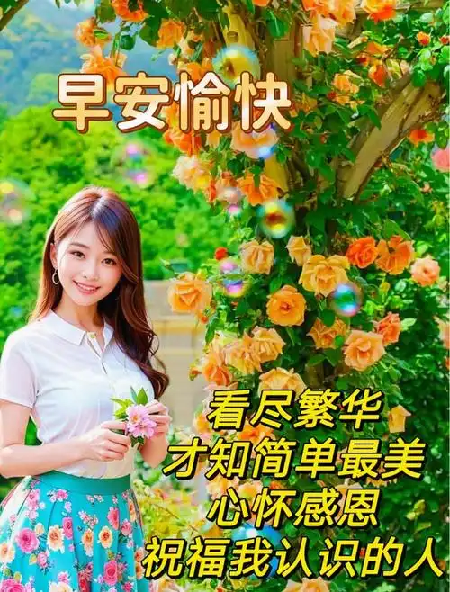 早安图片大全早上好温馨问候语图片