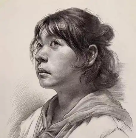 炭笔画炭笔素描人物头像的技巧真心奉献