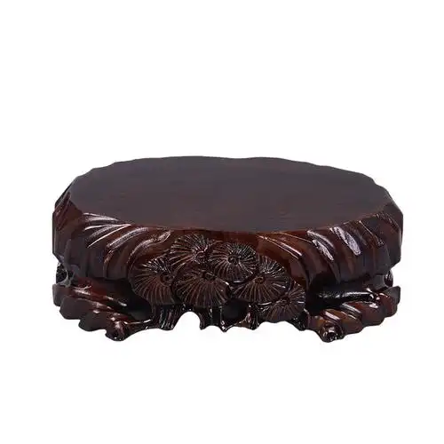 盆景底座佛像奇石摆件根雕实木挖槽