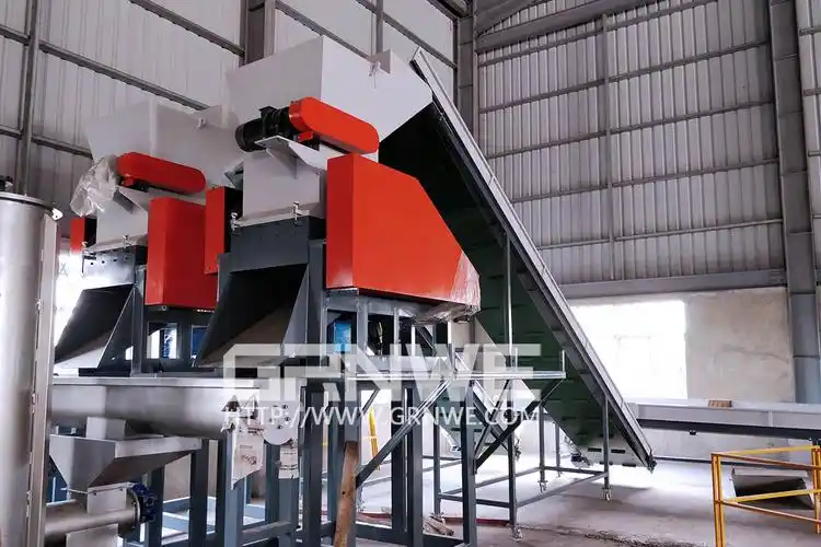 饮料瓶清洗回收生产线又称pet塑料瓶破碎清洗回收生产线,聚酯瓶回收