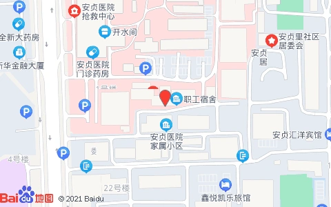 北京安贞医院教学楼电子地图