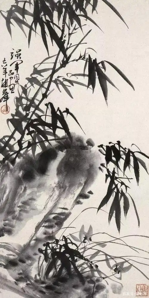 「津门网」卢坤峰作品欣赏,网友:半世竹,一世兰