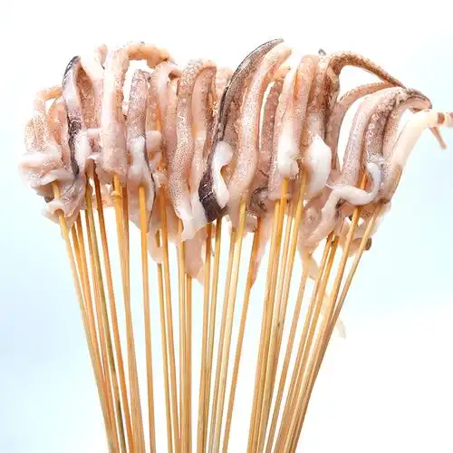 鱿鱼小串鱿鱼须串小串单须头新鲜冷冻铁板烧烤手把串2000串包邮