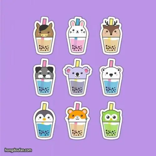 卡通杯子珍珠奶茶要如何画可爱的珍珠奶茶简笔画大全