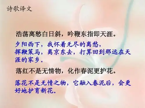 《己亥杂诗》课件ppt