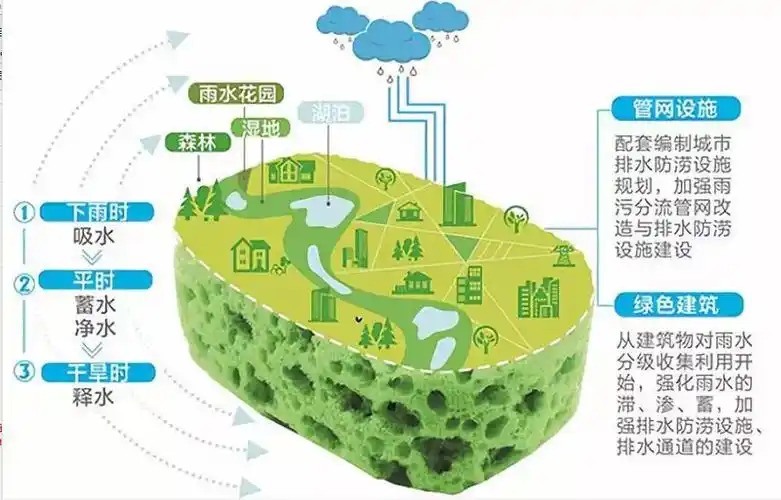 图丨"海绵城市"示意图