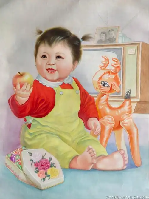 好宝宝年画原稿华谦作品