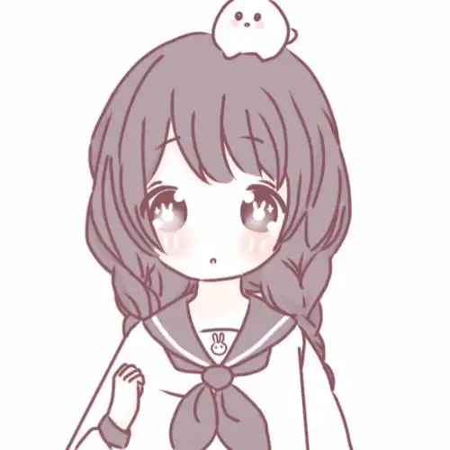 女生头像动漫二次元软萌可爱日系兔牙儿