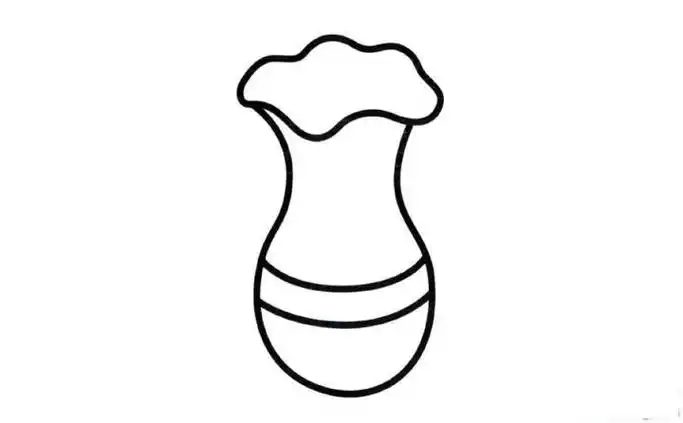 第1页百合花插花简笔画图片儿童简单花瓶的画法步骤简笔画教程好看