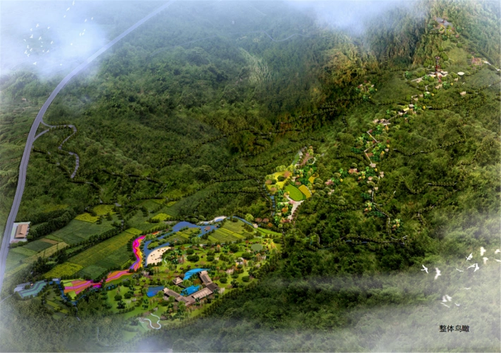 天宫目瑙整体鸟瞰图