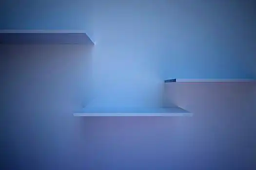 墙壁,放置,蓝色,墙,背景