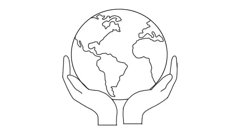 地球简笔画画法