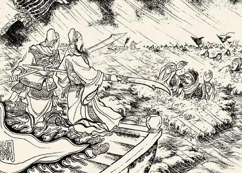 三国连环画之《水淹七军》,描绘关羽一生巅峰之战,精彩十足