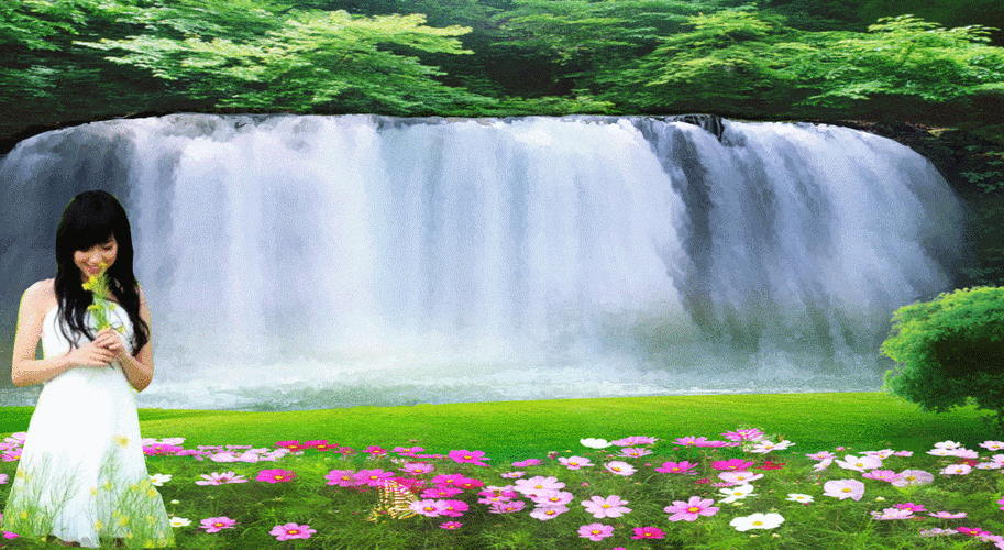 最美的瀑布风景