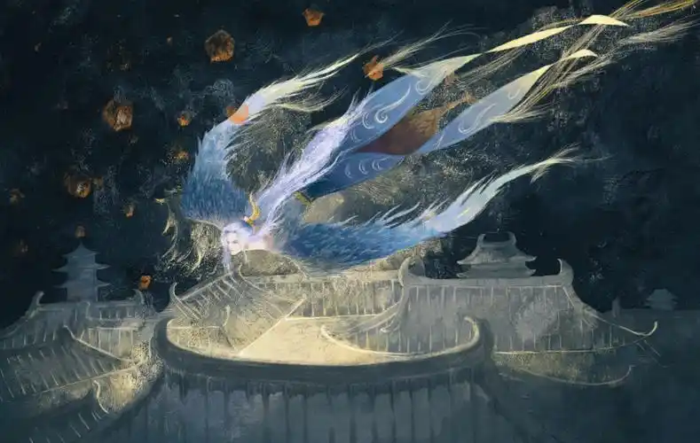 古风插画云中君