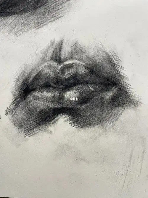 素描  #素描头像  #考编  #素描嘴巴  #素描打卡  #美术  #素描静物