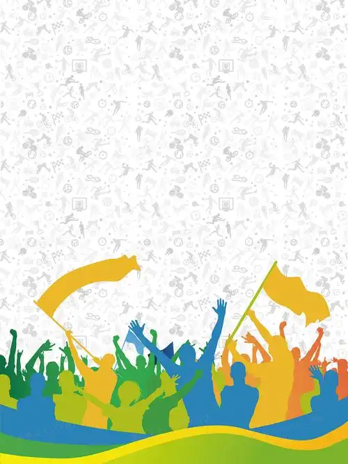 户外活动矢量海报背景素材